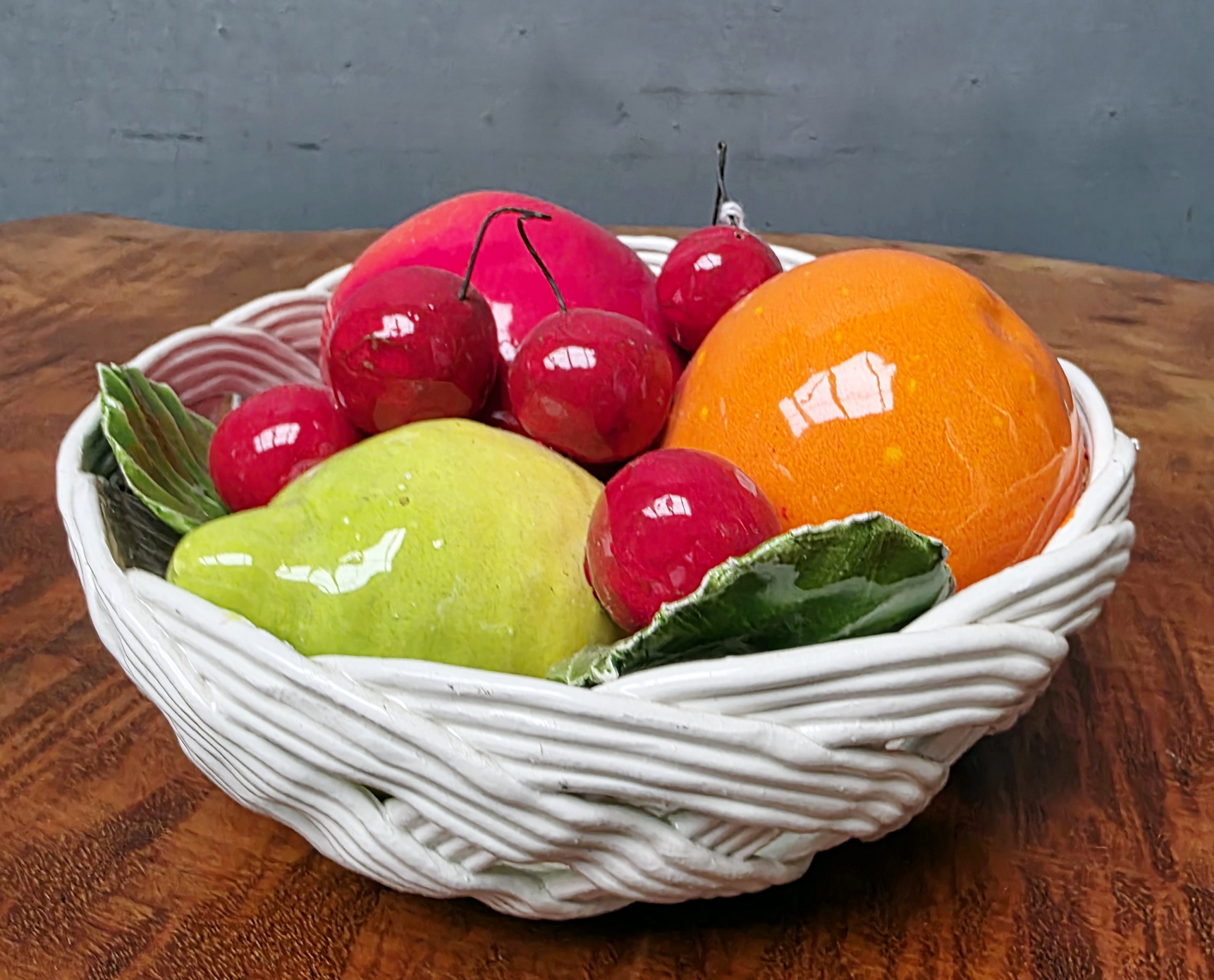 An Italian Majolica Fruit Bowl